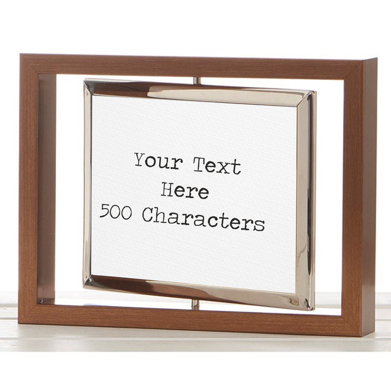 Personalised Rotating Framed Photo Print Poem | Own Image & Text PureEssenceGreetings