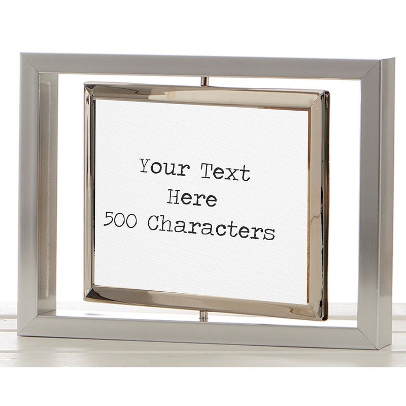 Personalised Rotating Framed Photo Print Poem | Own Image & Text PureEssenceGreetings