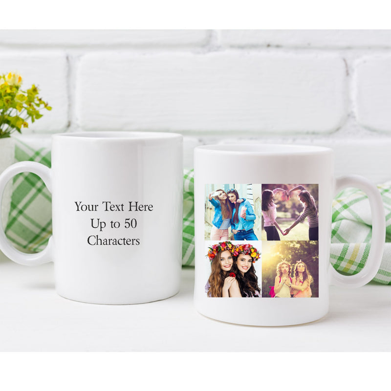 Photo Collage Mug | Own Text