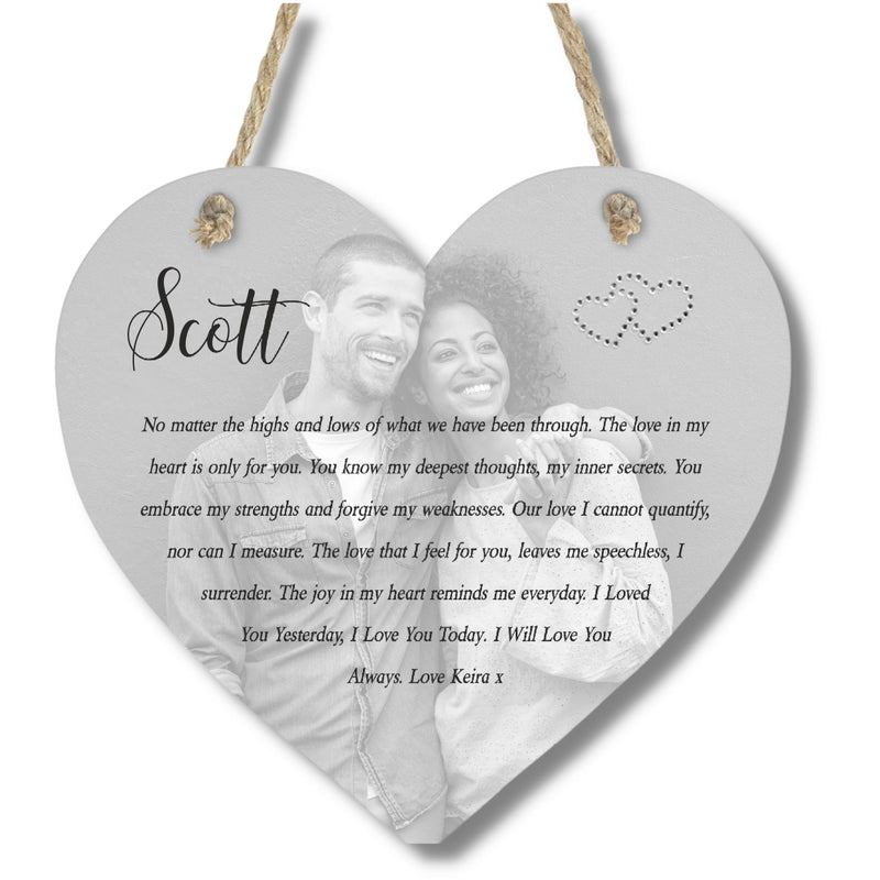 Love Poem Heart Plaque | Love You Always PureEssenceGreetings