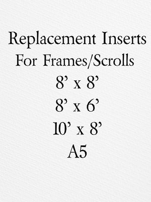 Replacement Insert for Frames - PureEssenceGreetings 