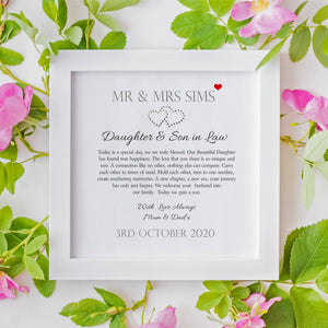 Daughter & Son in Law Wedding Poem - PureEssenceGreetings