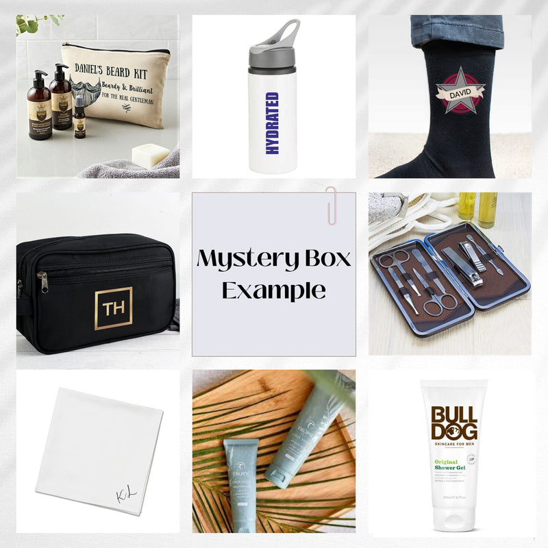 Men's Grooming Personalised Mystery Gift Box | Monthly Subscription PureEssenceGreetings