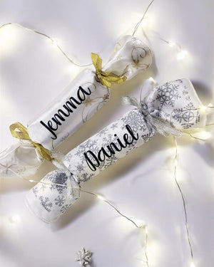 Eco Friendly Reusable Cloth Personalised Christmas Crackers PEGGY