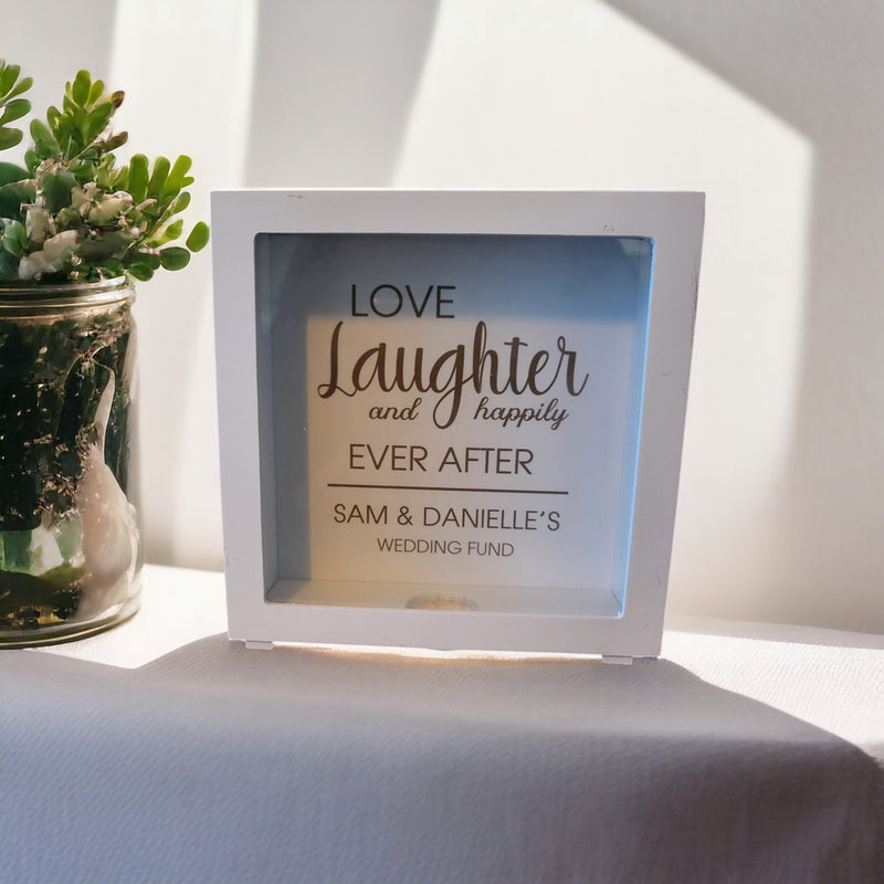 Personalised Happily Ever After Wedding Fund Box