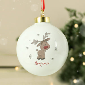 Personalised Rocking Horse Bauble PureEssenceGreetings