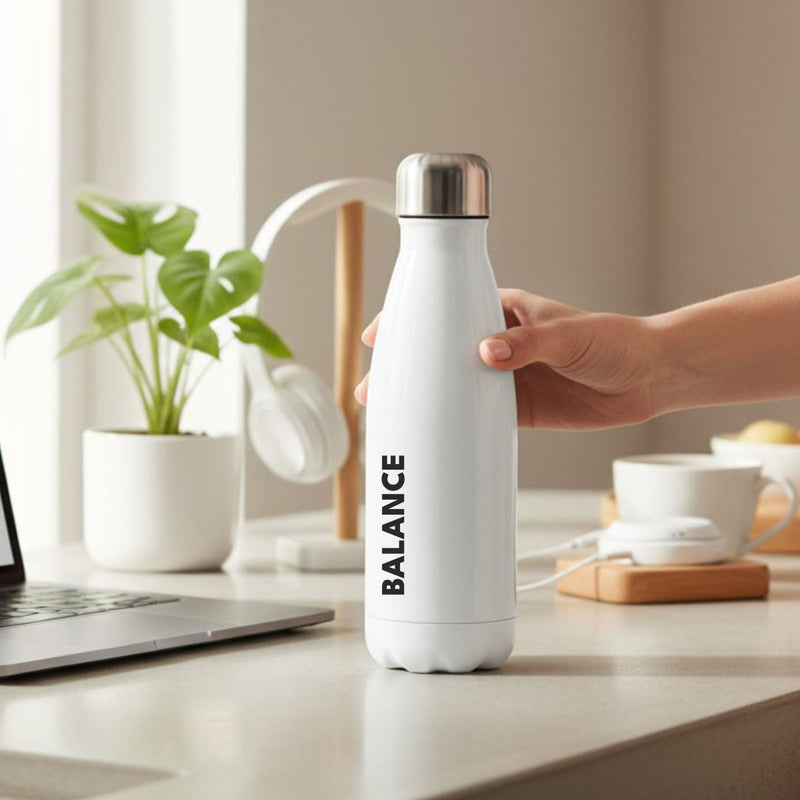 Inspired Stainless Steel Water Bottles – 520ml PureEssenceGreetings