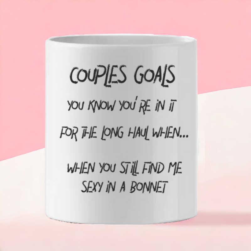 Couples Goals Funny Mug Pure Essence Greetings