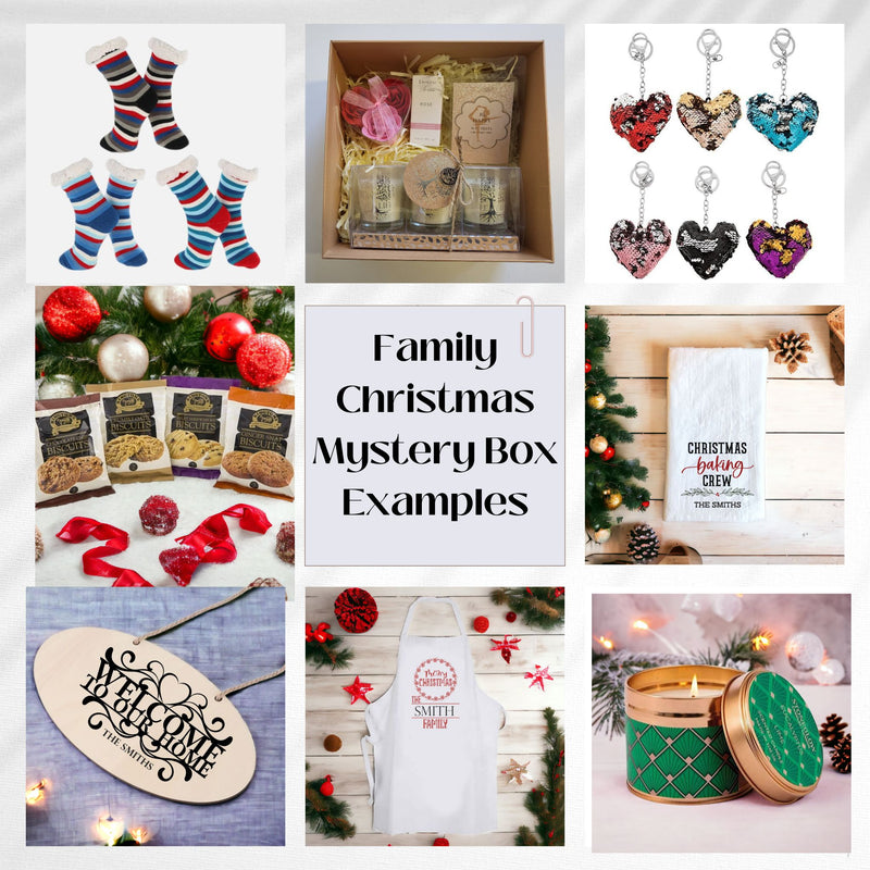 Personalised Large Family Christmas Box Pure Essence Greetings