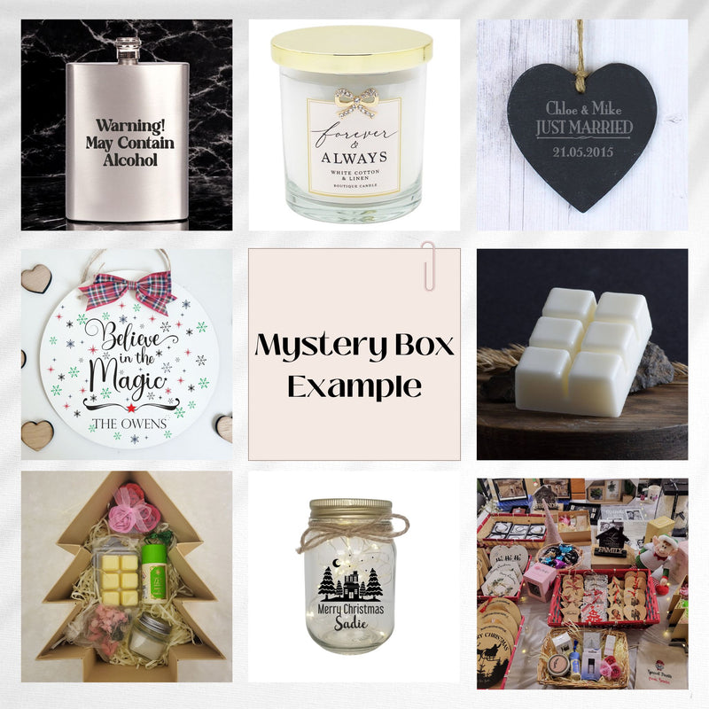 Christmas Personalised Mystery Box | Suprise Gift Box | For Him | For Her | For Children PureEssenceGreetings