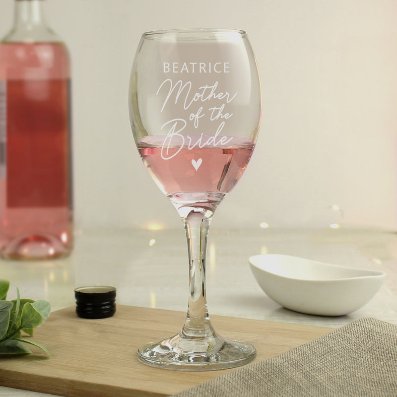 Personalised Mother of the Bride/Groom Flute Glass Pure Essence Greetings