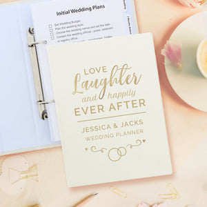 Personalised Happily Ever After Wedding Planner Pure Essence Greetings