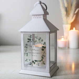 White Wedding Lantern | Hire Pure Essence Greetings