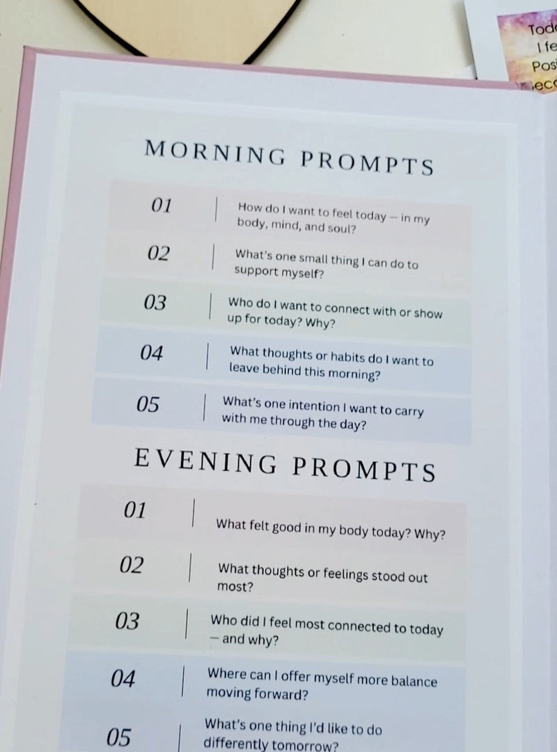 Emotions Journal & Heart Plaque – 6-Week Guided Journey Pure Essence Greetings