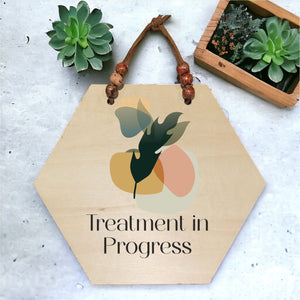 Treatment in Progress | Hexagon PureEssenceGreetings