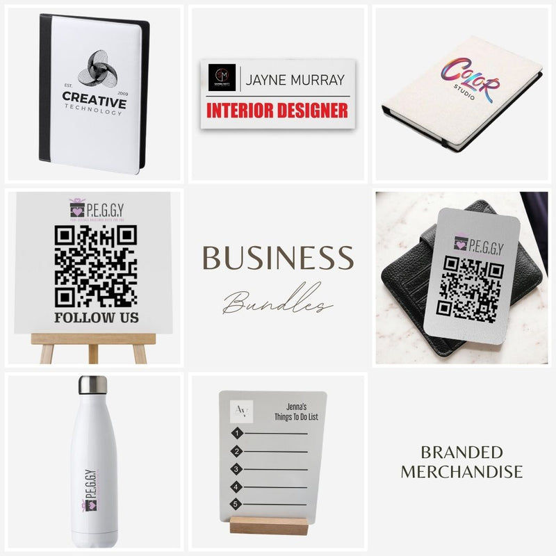 Custom Small Business Brand Starter Bundle | Apron Pure Essence Greetings