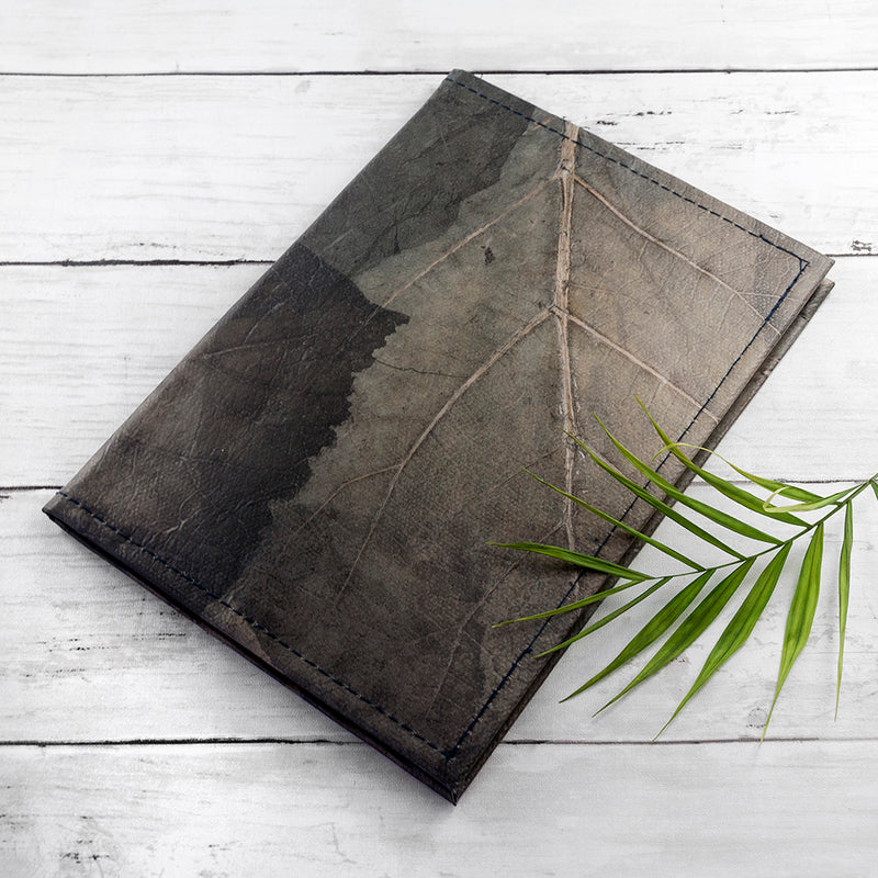 A5 Leaf Leather Notebook Pure Essence Greetings