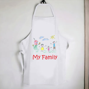Child's Artwork Personalised Apron Pure Essence Greetings