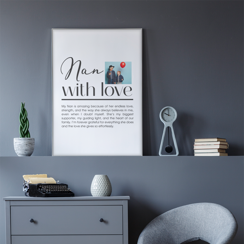 Definition Personalised Framed Print PureEssenceGreetings