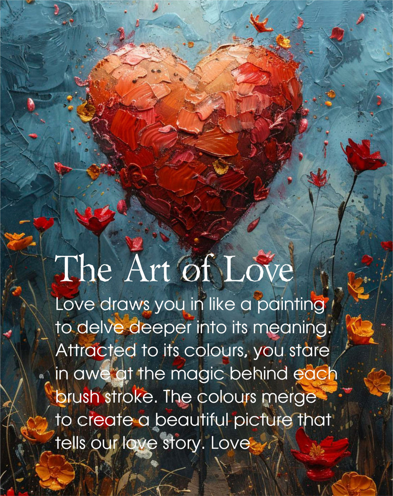 The Art of Love Personalised Card