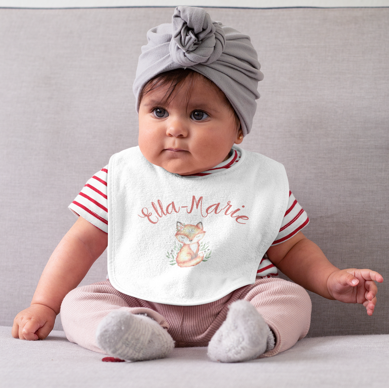 Design Your Own Baby Personalised Bib | Babies & Toddlers PureEssenceGreetings