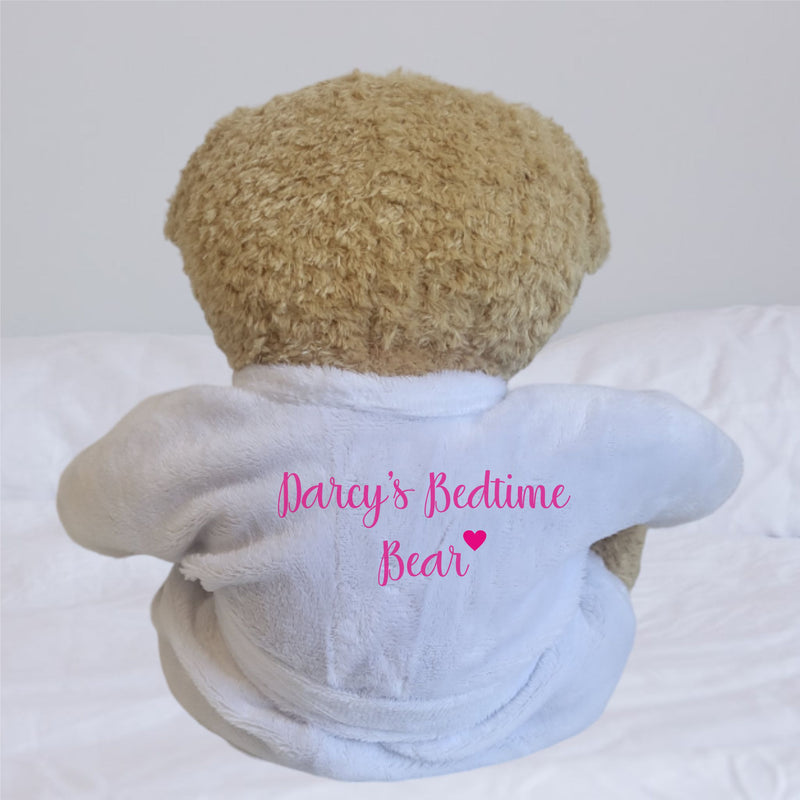 Bedtime Personalised Teddy Bear PureEssenceGreetings