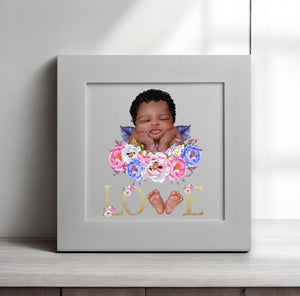 Baby Love Feet Greeting Card PureEssenceGreetings