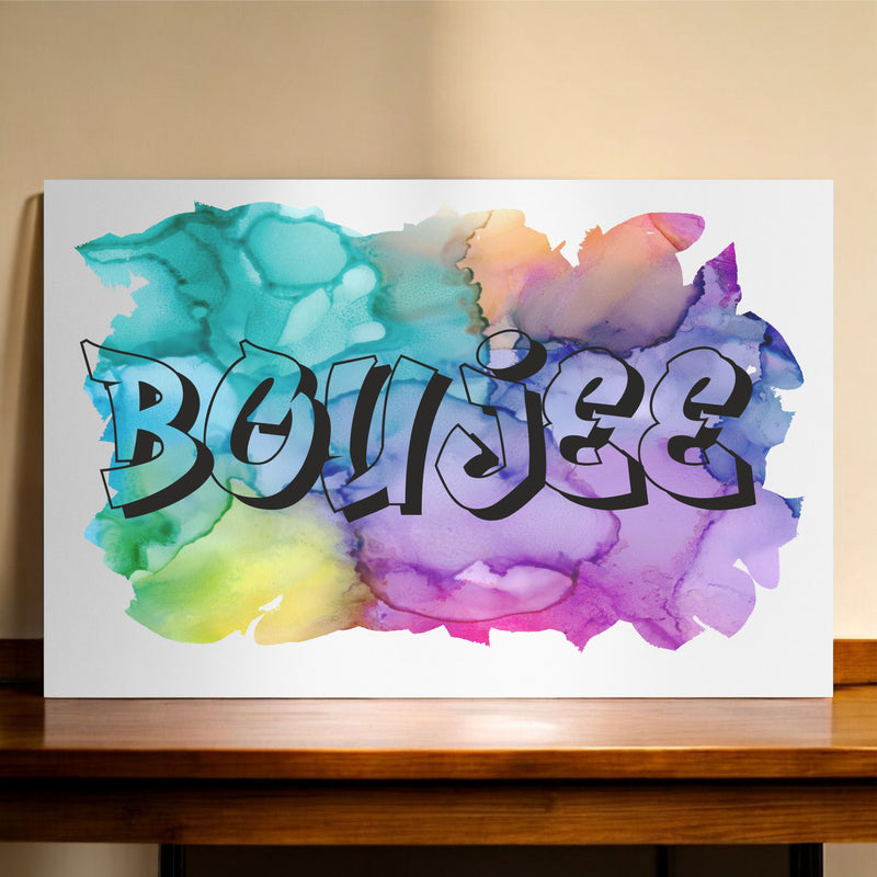 BOUJEE Graffiti Framed Print PureEssenceGreetings