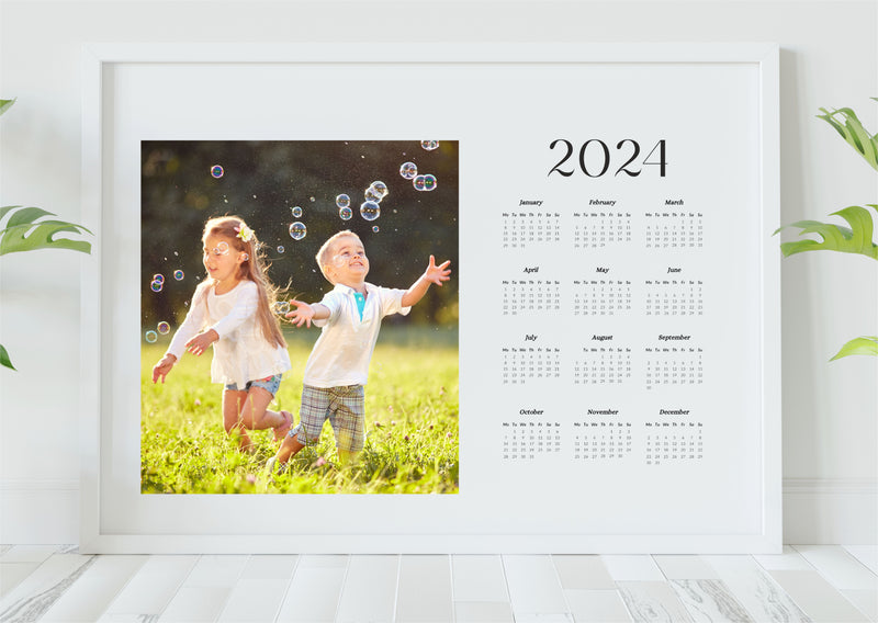 Personalised A3 Photo Calendar PureEssenceGreetings