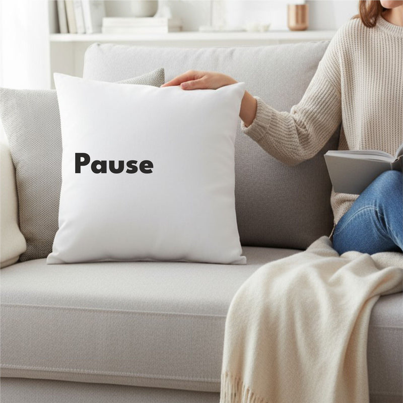 Inspiration Cushions | Pause Create Relax Pure Essence Greetings