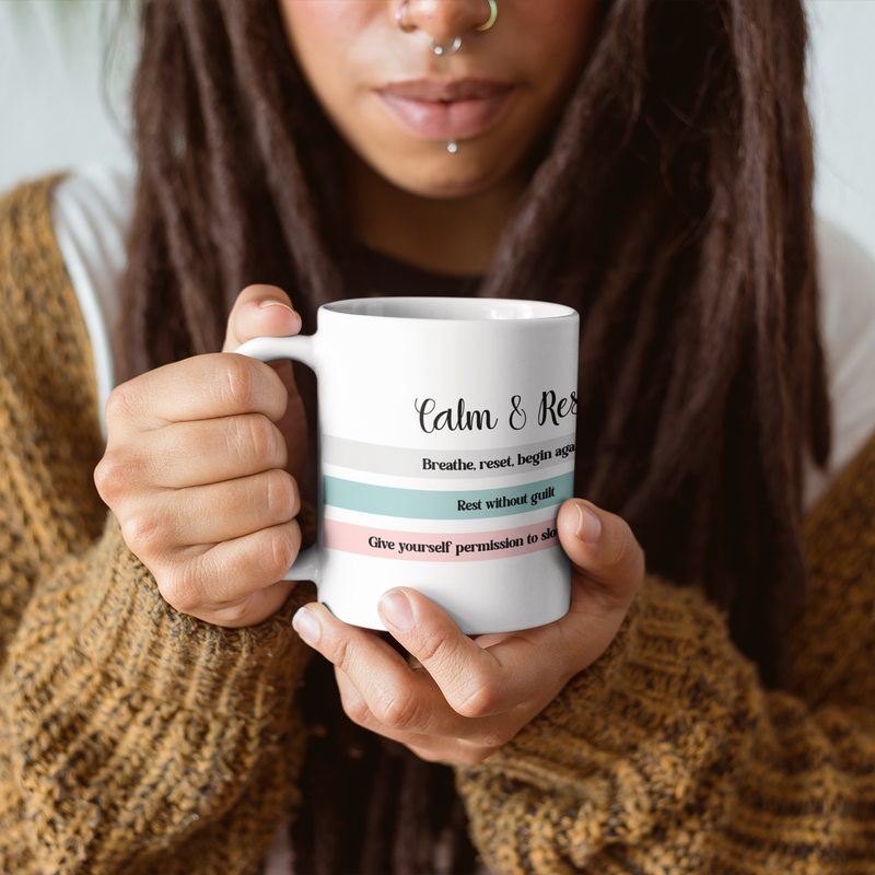 Selfcare Quote Mugs PureEssenceGreetings