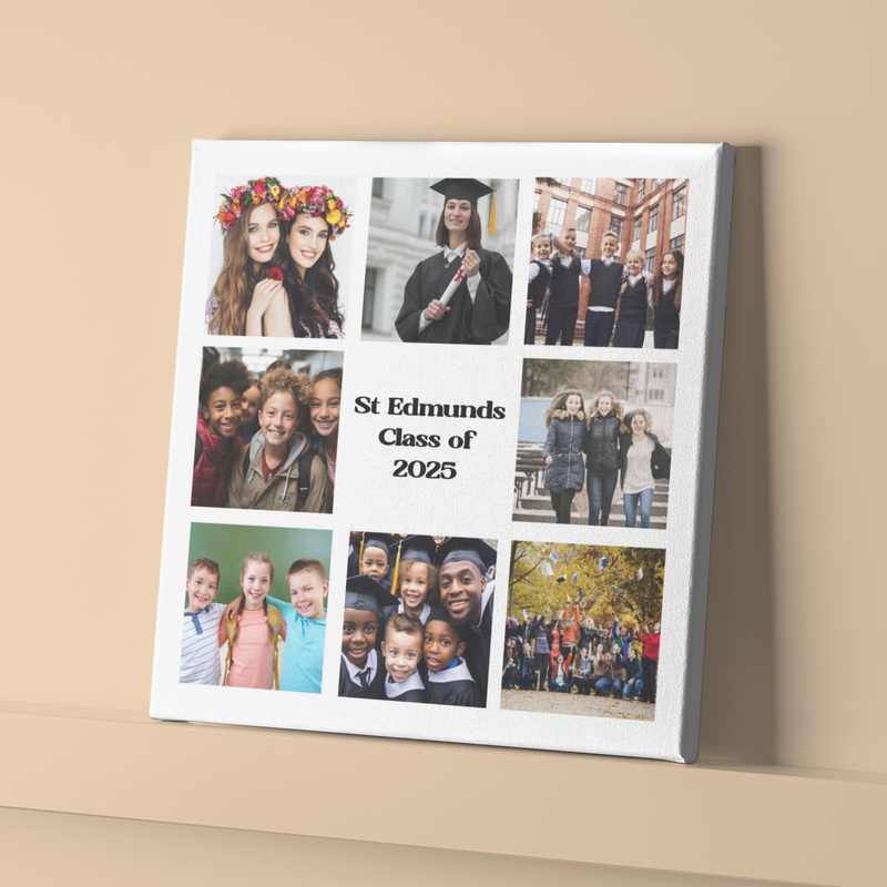 School Leavers Graduation Photo Collage Plaque | Your Own Text PureEssenceGreetings