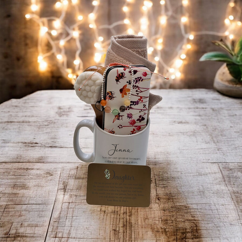 Daughter Personalised Mug Gift Set Pure Essence Greetings