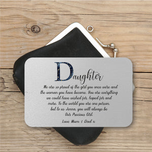 Daughter Personalised Plaque Pure Essence Greetings