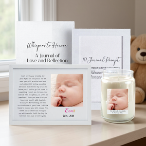 Kisses from Above Children's Personalised Memory Journal PureEssenceGreetings