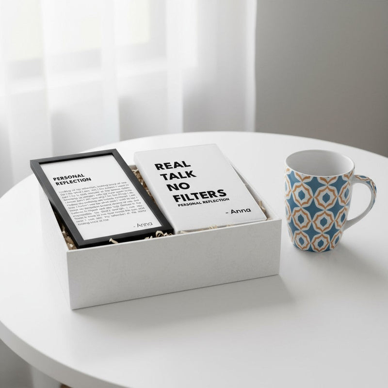 Personalised Reflection Audio Journal Set – 6-Week Guided Journey of Self-Discovery PureEssenceGreetings