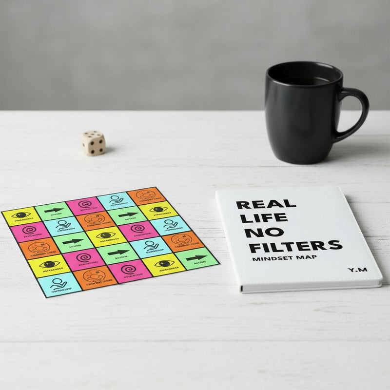 Real Life No Filters Personalised Game & Journal Set | One Player Pure Essence Greetings