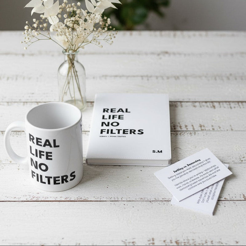 Real Life No Filters Personalised Game & Journal Set | One Player Pure Essence Greetings