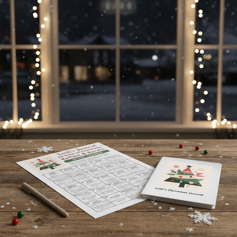 Affirmation Prompts Christmas Advent Calendar Box PEGGY