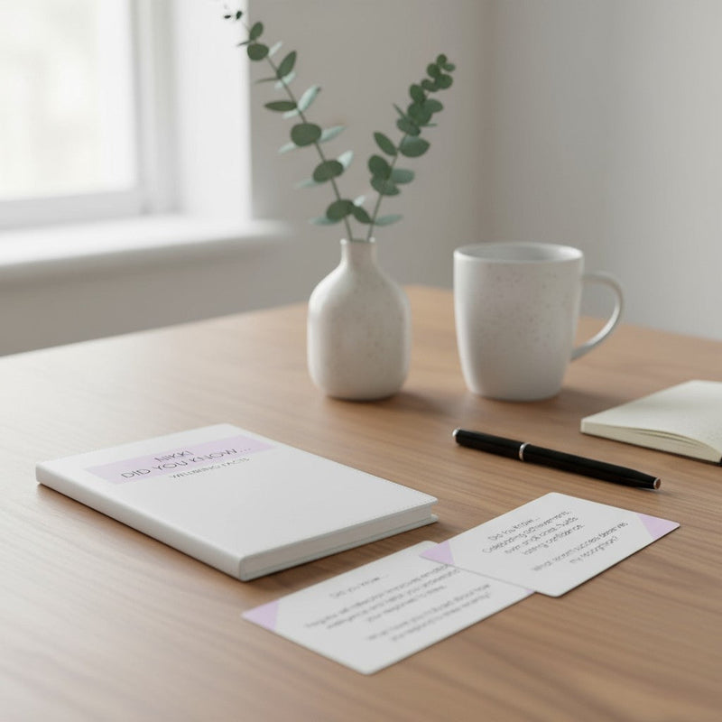 Did You Know: Wellbeing Guide Series 5 – Journal & Reflection Card Set Pure Essence Greetings