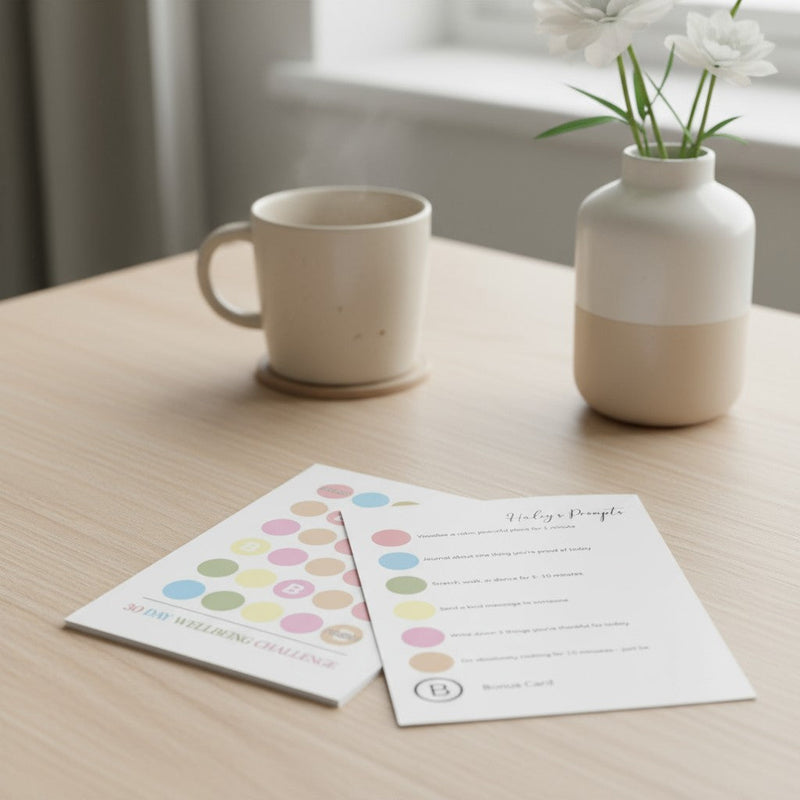 Investment In Me 30 Day Challenge | Personalised Guided Journal Set for Wellbeing Pure Essence Greetings