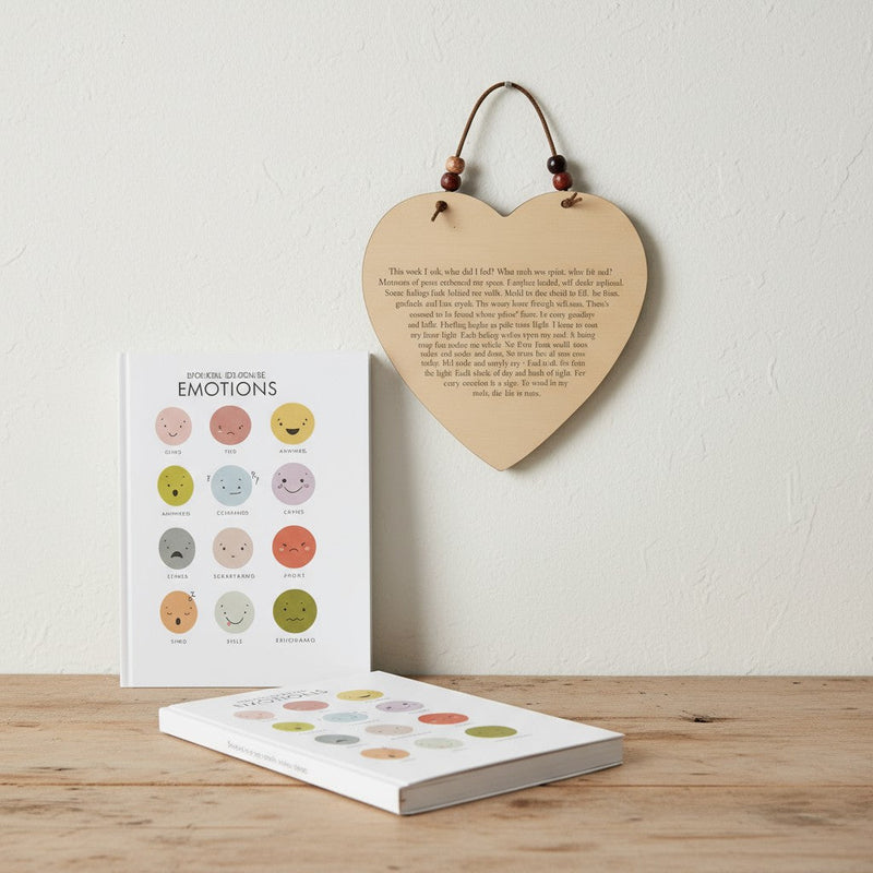 Emotions Journal & Heart Plaque – 6-Week Guided Journey Pure Essence Greetings