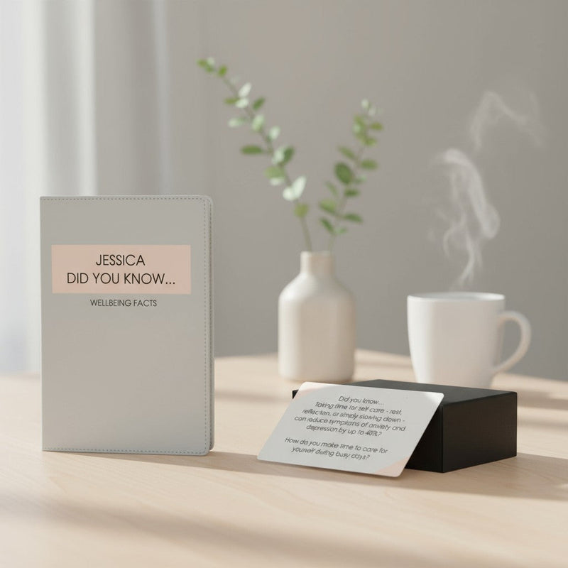 Did You Know: Wellbeing Guide Series 1 – Journal & Reflection Card Set Pure Essence Greetings