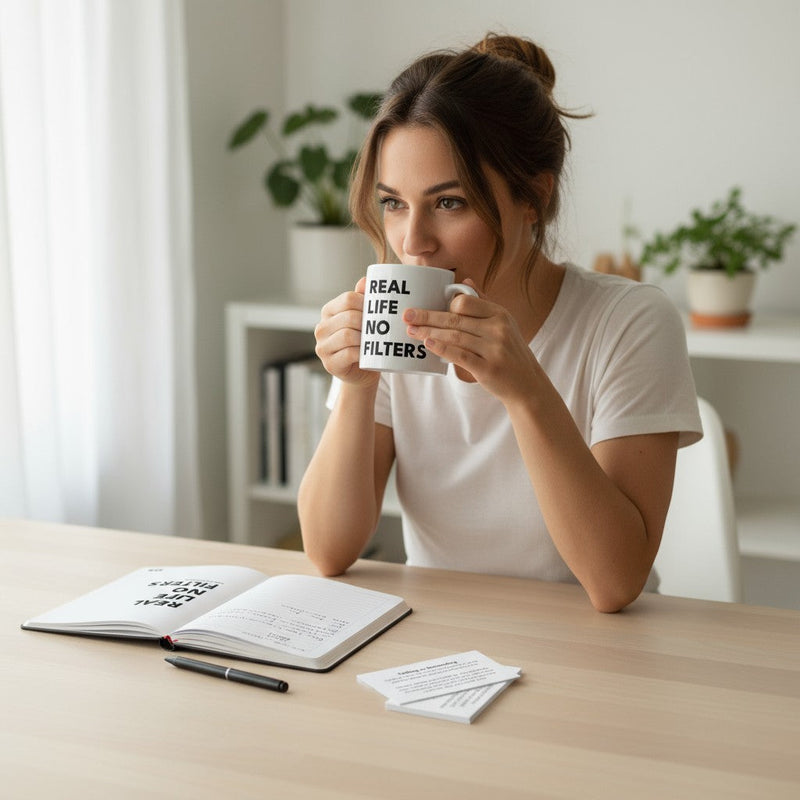 Real Life No Filters Personalised Game & Journal Set | One Player Pure Essence Greetings