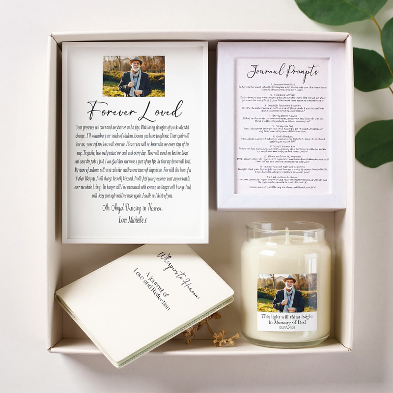 Dad In Loving Memory Personalised Journal Set PureEssenceGreetings