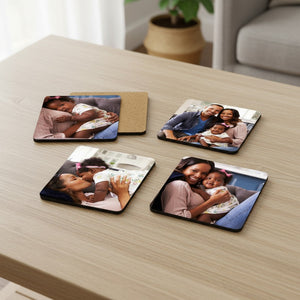 Personalised Photo Coaster Gift Set | Pack of 4 PureEssenceGreetings