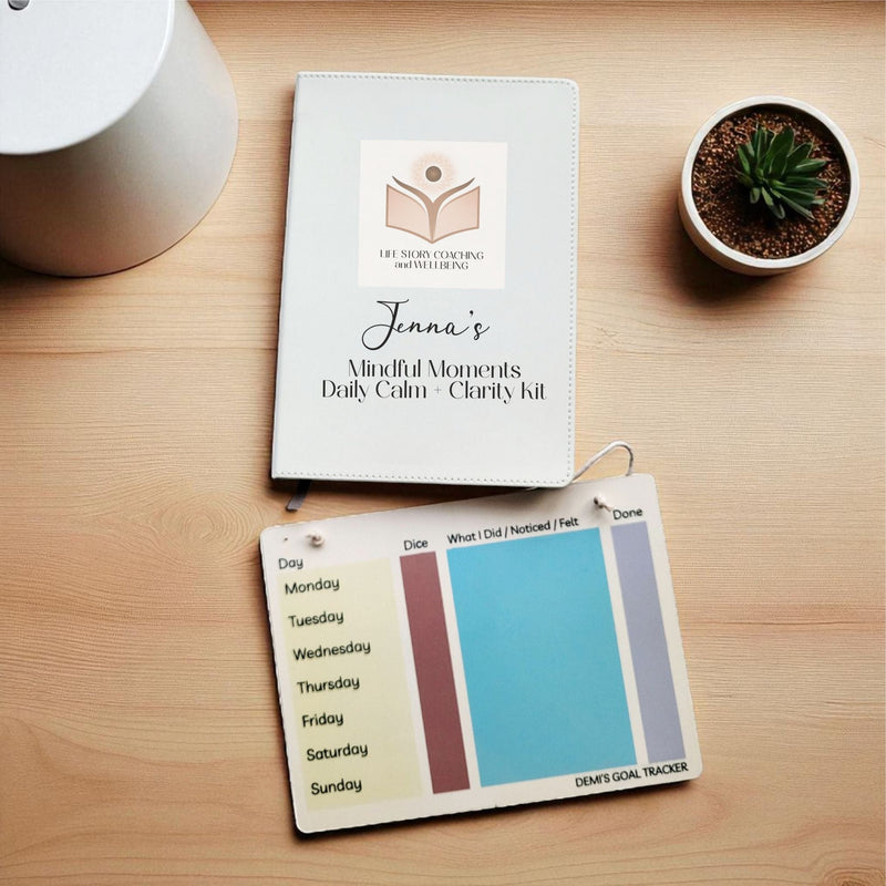 Personalised Mindful Moments Daily Calm + Clarity Kit Pure Essence Greetings
