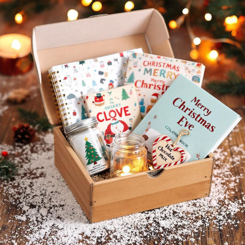 Personalised Mystery Christmas Eve Box For Children | Surprise Gift Box Pure Essence Greetings