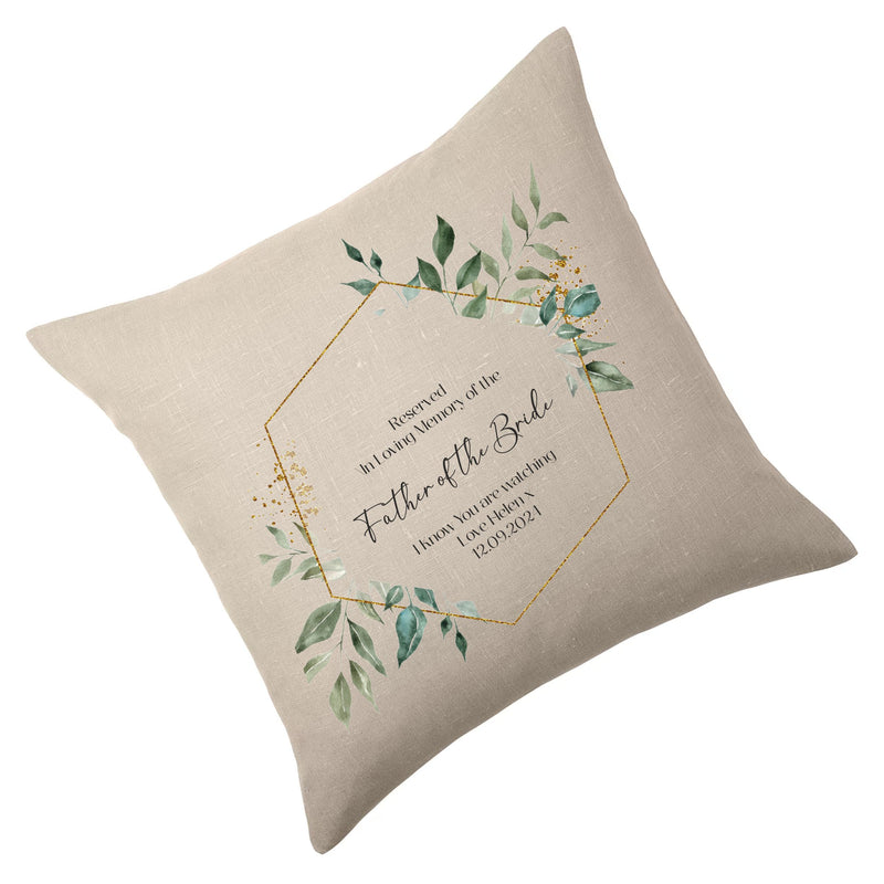 Reserved for In Loving Memory Wedding Cushion Pure Essence Greetings