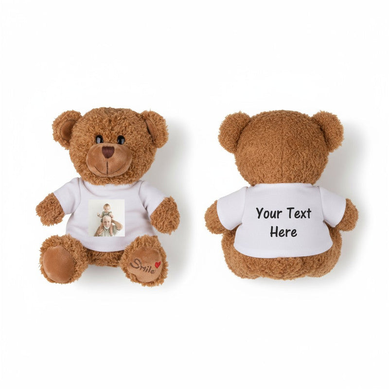 Personalised Teddy Bear T-Shirt - Own Images PureEssenceGreetings